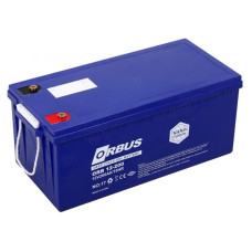 Гелевий акумулятор ORBUS 12V 200Ah GEL для безперебійного живлення