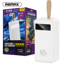 Зовнішній акумулятор Remax Power Bank 3 80000 mah 22,5W Повербанк-лампа