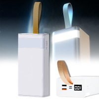 Зовнішній акумулятор Power Bank на 30000mAh з дисплеєм та ліхтариком RPP-320 22.5W
