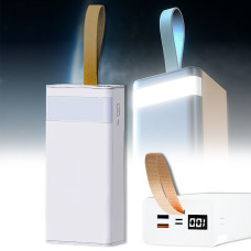 Зовнішній акумулятор Power Bank на 30000mAh з дисплеєм та ліхтариком RPP-320 22.5W