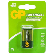 Сольова пальчикова батарейка крона на 9.0V GP Greencell 1604GLF-U1 6F22 GP-002212 в упаковці 4 шт