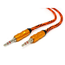 Кабель AUX jack 3,5мм у коробці прямий AUX-519