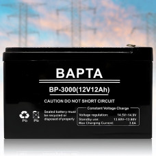 Акумуляторна батарея 12V/12Ah для резервного живлення BAPTA BP-3000