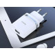 Зарядний пристрій 220В USBx1 з кабелем USB - micro USB Hoco N1 Ardent