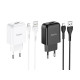 Зарядний пристрій 220В USBx1 з кабелем USB - micro USB Hoco N2 Vigour