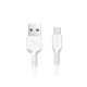 Зарядний кабель USB - micro USB 3м Hoco X20