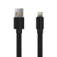 Міцний кабель для заряджання телефону 1.5 А USB - Lightning 1м
