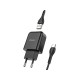 Зарядний пристрій 220В USBx1 з кабелем USB - Type-C Hoco N2 Vigour