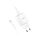 Зарядний пристрій 220В USBx1 з кабелем USB - Type-C Hoco N2 Vigour