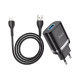 Зарядний пристрій 220В USBx1 з кабелем USB - Lightning Hoco N1 Ardent