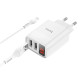 Зарядний пристрій 220В USBx2 з кабелем USB - micro USB Hoco C86A Illustrious