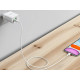 Зарядний пристрій USBx1 220В з кабелем Type C - Lightning Hoco C80A Rapido