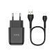Зарядний пристрій 220В USBx1 з кабелем USB - Lightning Hoco N2 Vigour