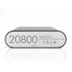 Зовнішній акумулятор Power bank 20800mAh  Boro MI8