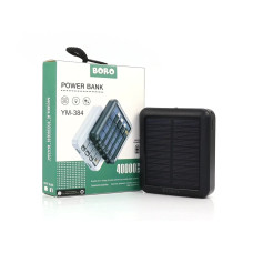 Зовнішній акумулятор (power bank) 40000mAh (10000mAh) Boro YM-384