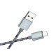 USB кабель- micro USB Borofone BX24 Ring Current