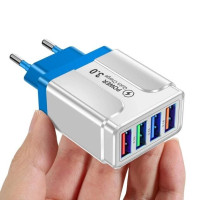 Зарядний пристрій 220В 3,0А QC3.0 USBx4