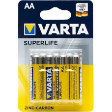 Пальчикова батарея R6 Varta Superlife ZnCb AA по 4 у блістері 556267