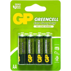 Сольова пальчикова батарея GP Greencell 15G-UE4 R6P AA GP-000133 в упаковці 8 шт