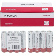 Пальчикова батарейка в спайці по 4 шт HYUNDAI R6 AA Shrink 4 Heavy Duty 7007006 в упаковці 60 шт