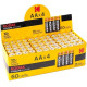 Пальчикова батарейка на 1,5V у спайці по 4 шт KODAK Alkaline R-06 AA в упаковці 60 штук