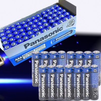 Міні-пальчикові батарейки на 1.5V та типорозміром ААА R03BER Panasonic General Purpose в упаковці 60 штук
