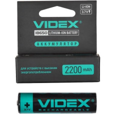 Акумулятори VIDEX Li-Ion 18650-P(ЗАХИСТ) 2200mAh V-292991