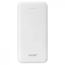 Зовнішній акумулятор повербанк Asonic AS-P10 10000mAh 2.1A 10W білий