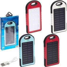 Портативний зарядний пристрій + ліхтарик, га сонячній батареї 500 Power Bank 50000 mAh