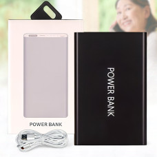 Портативний зарядний пристрій з металевим корпусом Power Bank 10000 mAh