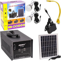 Портативна зарядна станція AT-1212C на 300W із сонячною панеллю та розеткою 220V