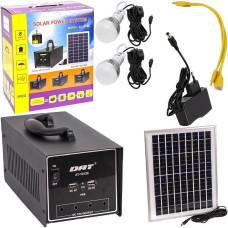Портативна зарядна станція AT-1212C на 300W із сонячною панеллю та розеткою 220V