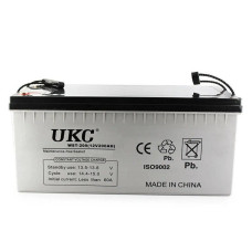 Гелевий побутовий акумулятор UKC на 200 Ah 12V GEL Battery