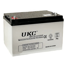 Гелевий побутовий акумулятор UKC на 100 Ah 12V GEL Battery