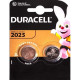 Плоскі батарейки 3V для годинника у вигляді таблетки Duracell DL/CR 2025 на блістері 2 шт 045514/500 в упаковці 4 шт
