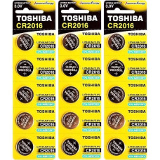 Плоскі батарейки 3V у вигляді таблетки Toshiba CR 2016 на блістері 5 шт 588884/30411555 в упаковці 10 шт