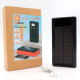 Потужний портативний Rowerbank UKC 8058 Solar Charger 60 000MAh, з сонячною панеллю, кабелями та ліхтариком