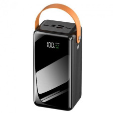 Зарядний пристрій Power Bank Kamry 60000мАч-103S з індикатором заряду та ліхтариком, швидка зарядка