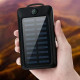 Повербанк на сонячній зарядці з ліхтариком та компасом Power Bank Solar Charger JS-65 30000 mah