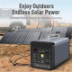 Портативна зарядна станція 12,8V/50Ah/600W Інвертор акумуляторний з розеткою 220В