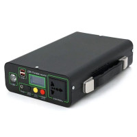 Інвертор акумуляторний – зарядна станція для дому EP-3018-300W 12V/18Ah із сонячною панеллю 45W