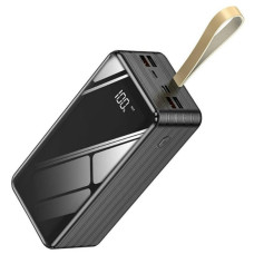Потужний Power Bank Kamry 60000 mah з екраном, ліхтариком та швидкою зарядкою, 4хUSB