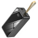 Потужний Power Bank Kamry 60000 mah з екраном, ліхтариком та швидкою зарядкою, 4хUSB