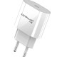 Зарядний пристрій для гаджетів з роз'ємами Type-C та Lightning Konfulon C71 DC13 20W