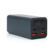 Потужний Power Bank із електронним екраном KP PD-65 20000mAh Зовнішній акумулятор чорний