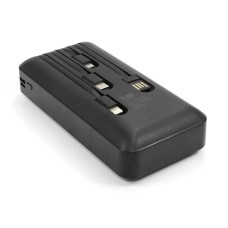 Power Bank з електронним екраном з набором кабелів KP KP-27 20000mAh Зовнішній акумулятор для заряджання