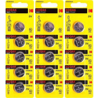 Плоскі батарейки 3V у вигляді таблетки Kodak max CR 2032 на блістері 5 шт 411577/30444579 в упаковці 20 шт