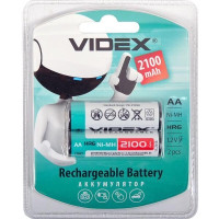 Акумулятори у вигляді батарейок перезаряджаються VIDEX АА 2100 V-291796 в упаковці 2 шт