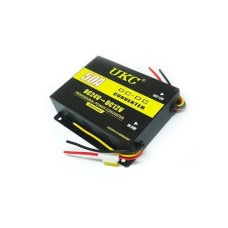 Перетворювач напруги UKC 50A 24v-12v DC/DC Автомобільний інвертор Чорний