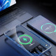 Повербанк з бездротовою зарядкою MagSafe та дисплеєм PowerBank Q9 10000 mAh Чорний